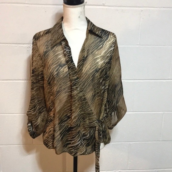 Emma James Wrap Top - Picture 1 of 7